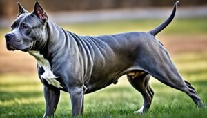 blue brindle pit bull